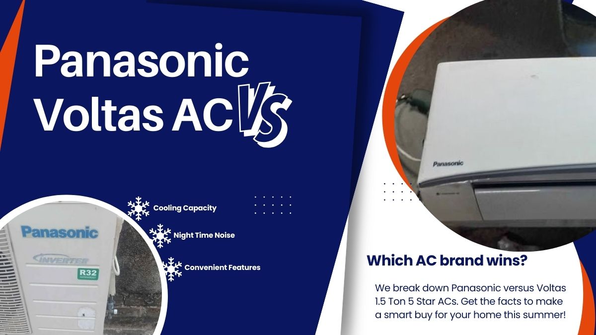 Panasonic Vs Voltas AC 1.5 Ton 5 Star AC Comparison