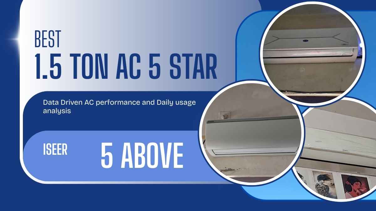 Best 1.5 Ton AC with 5 Star Rating in India