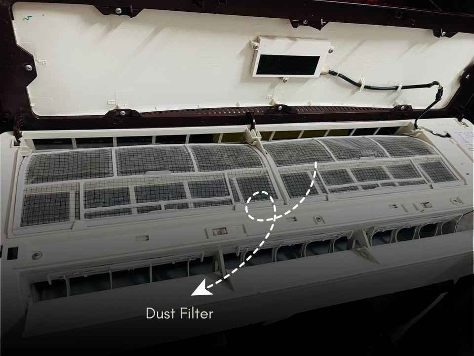 HD and Anti-Bacterial filter in AC indoor unit